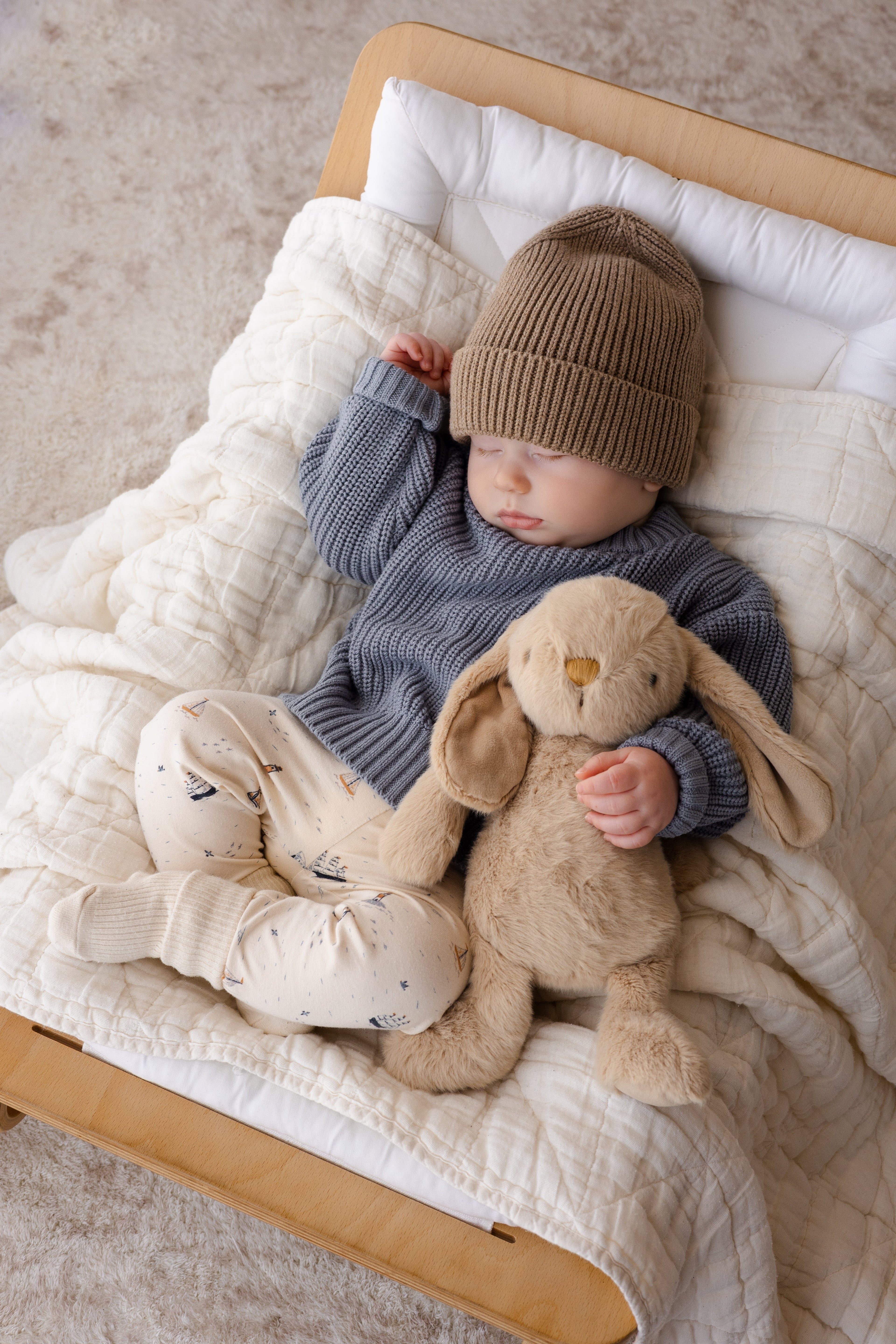 Legging en coton organique et élasthanne à imprimé bateau à voile et phare, taille élastique, pour bébés (Naissance-5 ans) - Vêtement de sport.