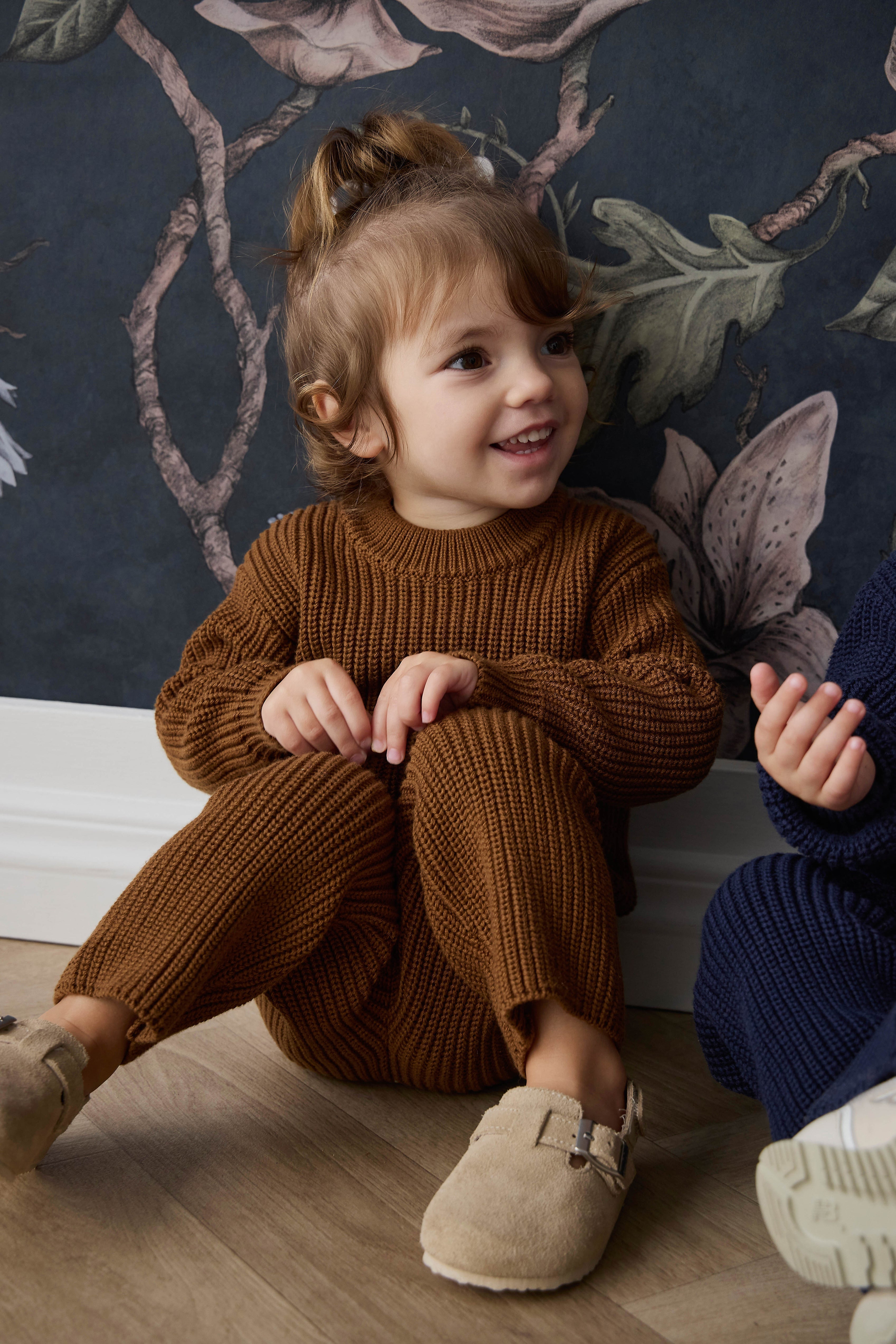 Pull Ras-du-Cou en Coton Uni, Poignets et Ourlet Côtes pour Bébé et Enfant Confort Quotidien (0–6A)