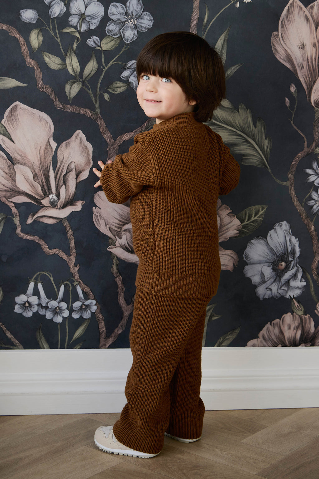 Pantalon en maille de coton uni avec taille élastiquée à nouer pour bébé et enfant (0-6 ans) – Confortable au quotidien