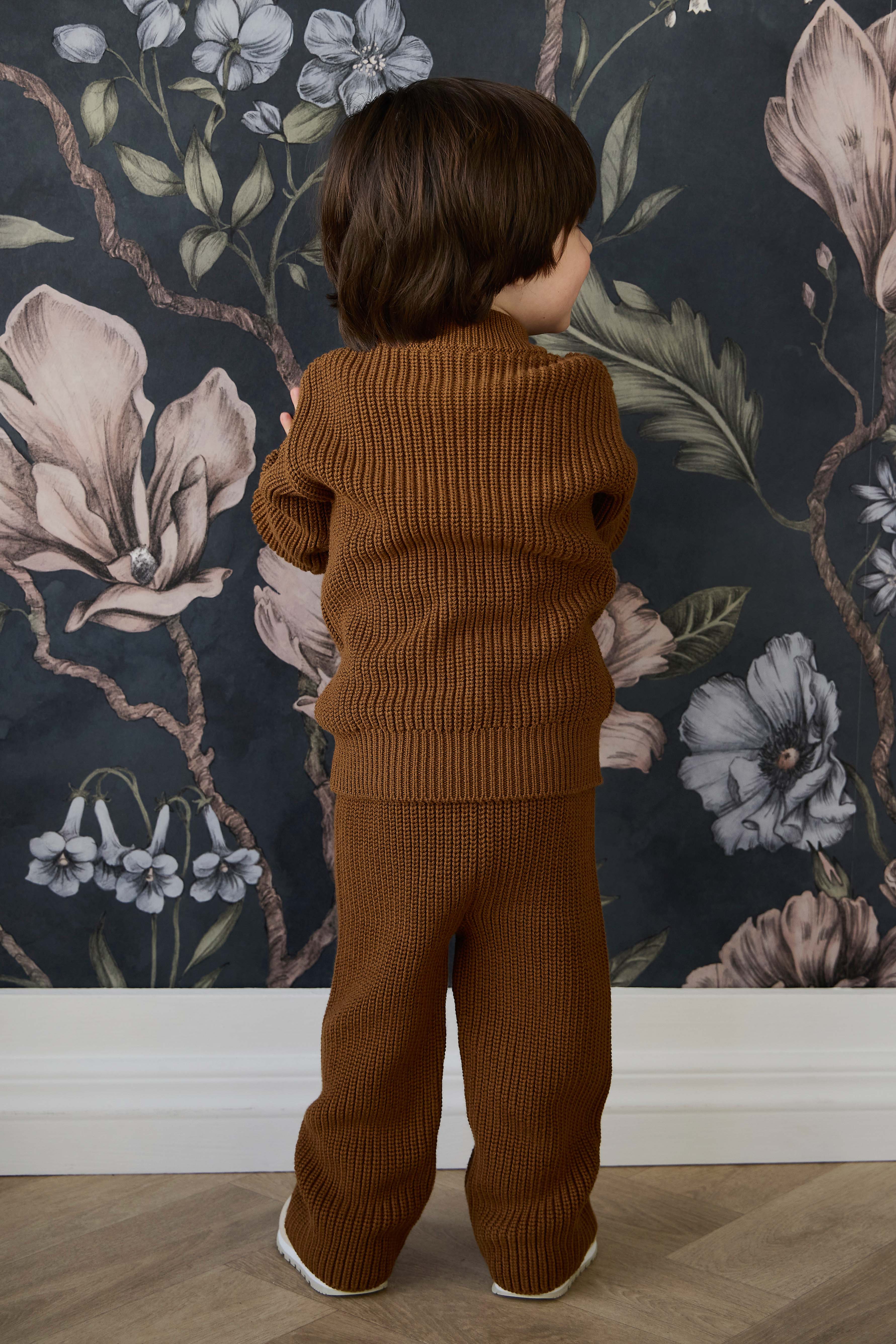 Pull Ras-du-Cou en Coton Uni, Poignets et Ourlet Côtes pour Bébé et Enfant Confort Quotidien (0–6A)