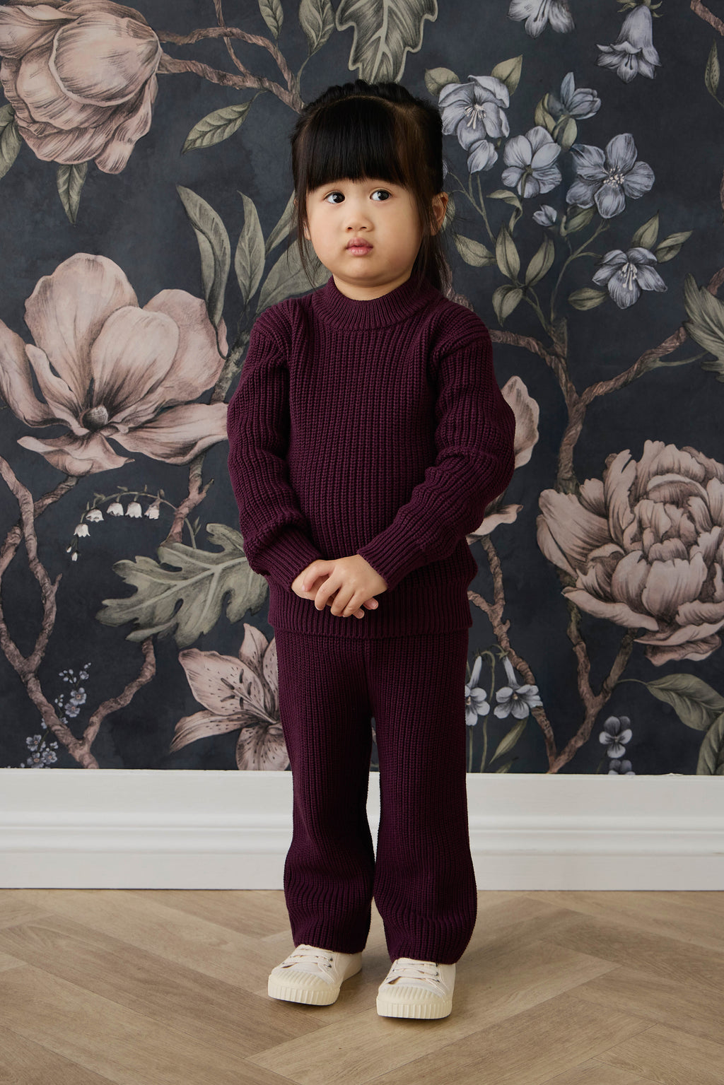 Pantalon en tricot de coton uni avec taille élastiquée à nouer pour bébé et tout-petit Confort Quotidien (0-8 ans)