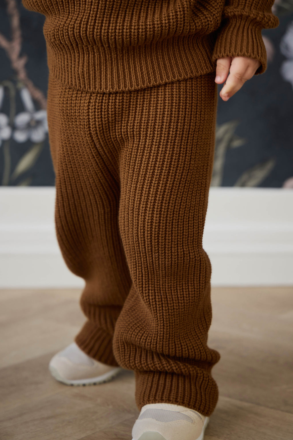 Pantalon en maille de coton uni avec taille élastiquée à nouer pour bébé et enfant (0-6 ans) – Confortable au quotidien