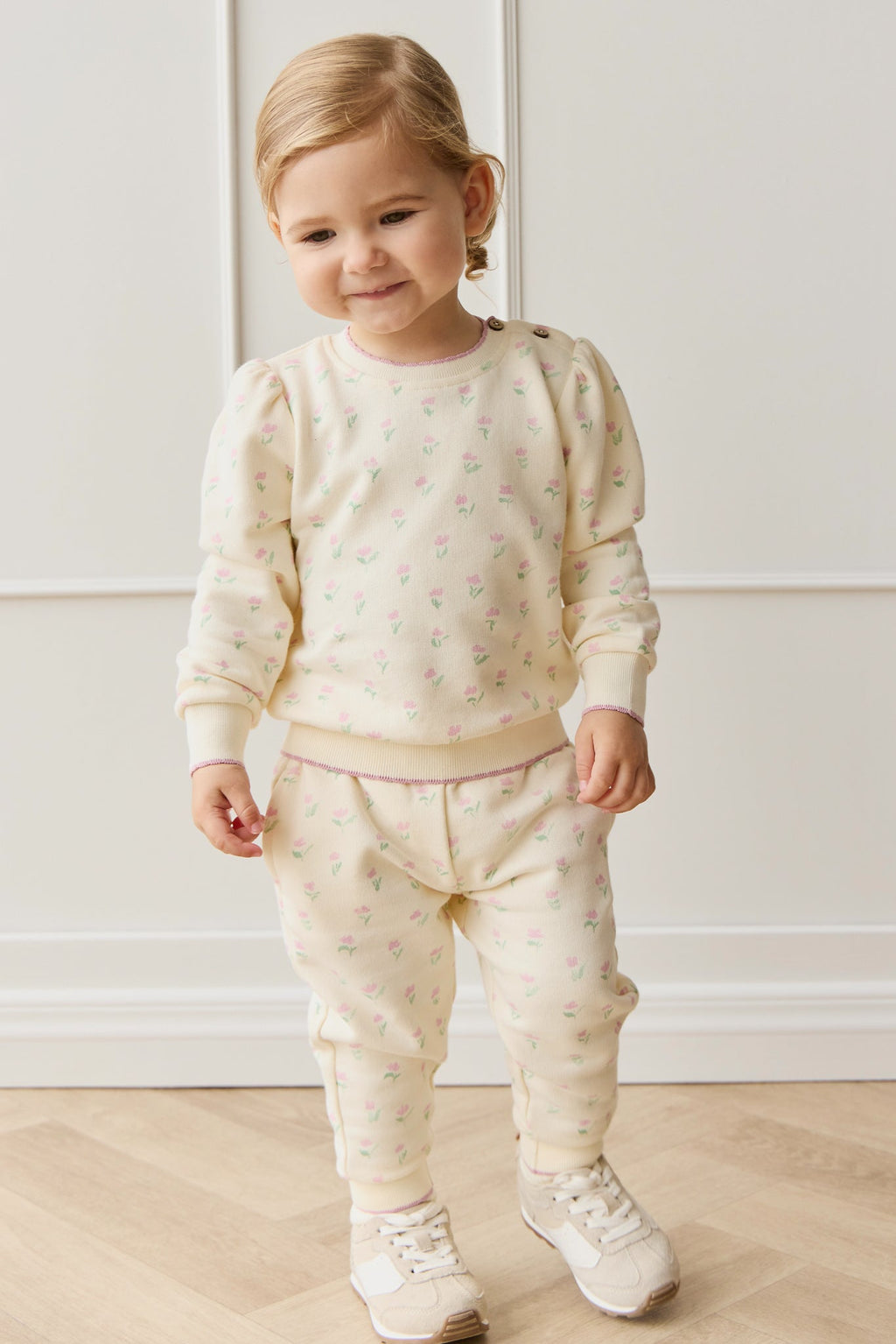 Pantalon de survêtement sport rose uni en coton bio-élasthanne avec taille élastique, coupe confortable pour bébés et enfants (6 mois – 10 ans)