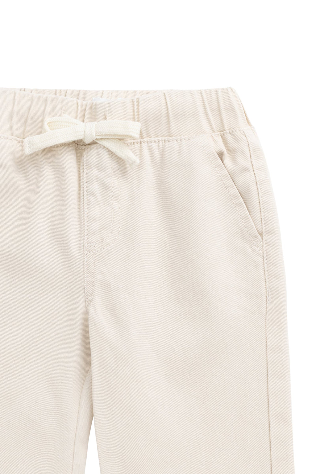 Pantalon Romeo en coton-élasthanne uni décontracté, coupe confortable et respirante pour bébés et petites filles (6 mois-8 ans)