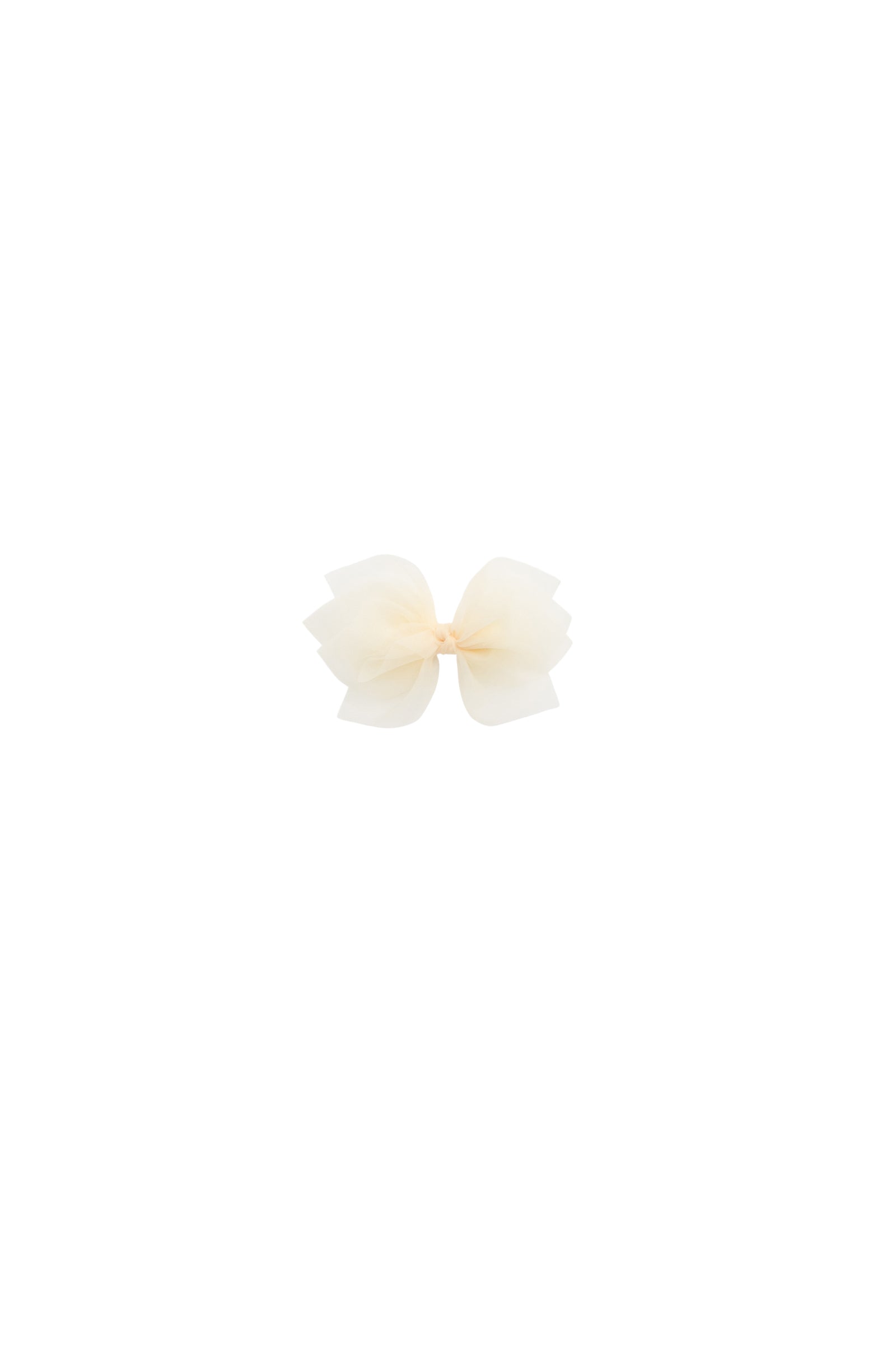Pince à Cheveux Fée Nœud Uni en Polyester Parchemin Rêveur de 10 cm pour Filles (3 ans et +)