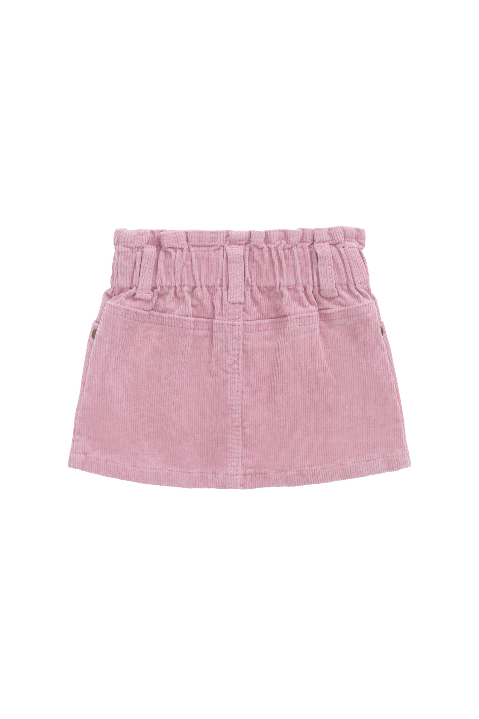 Jupe en coton et élasthanne imprimé Dahlia floral multicolore avec taille élastiquée pour filles, usage quotidien printemps-été (1 an – 10 ans)