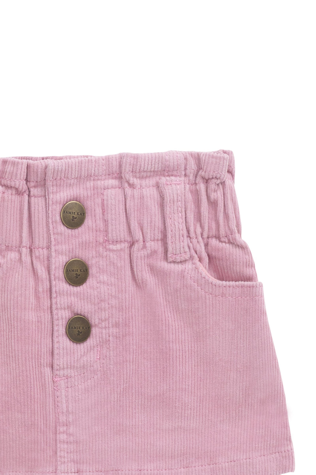 Jupe en coton et élasthanne imprimé Dahlia floral multicolore avec taille élastiquée pour filles, usage quotidien printemps-été (1 an – 10 ans)
