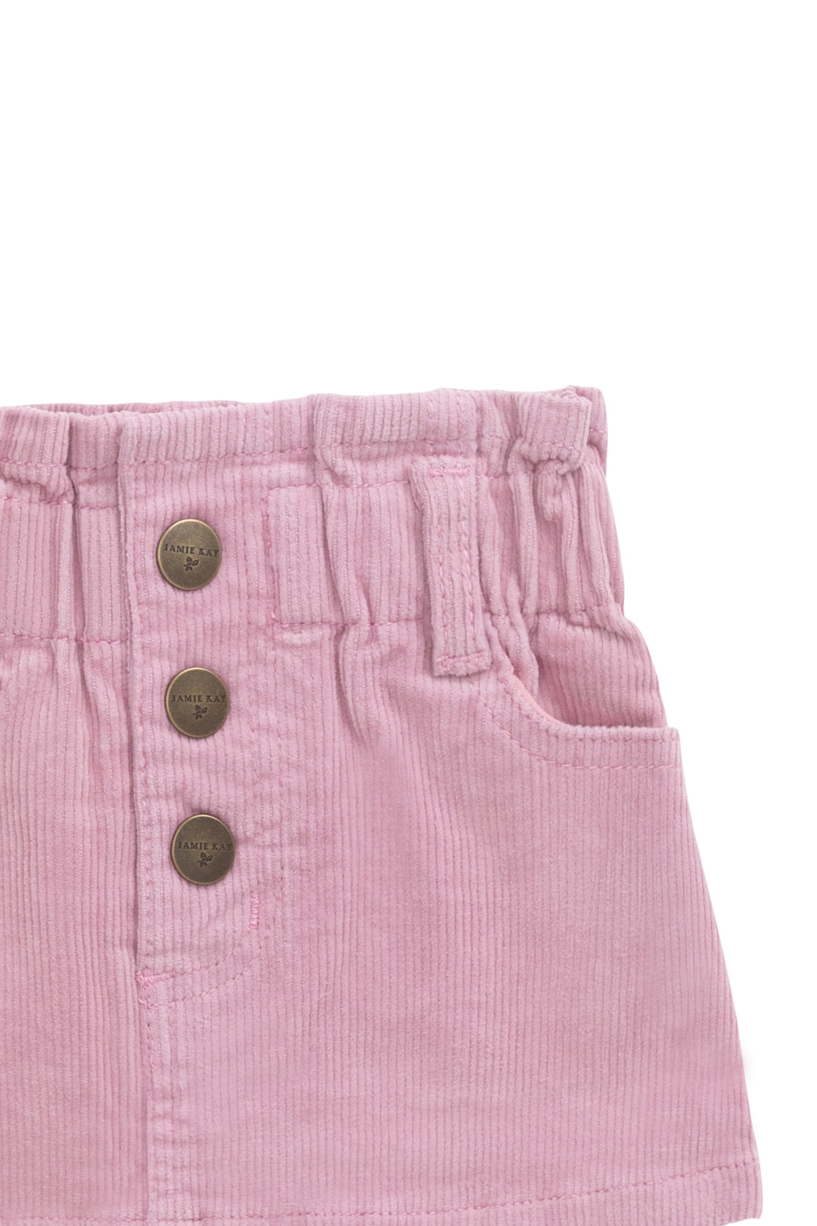 Jupe en coton et élasthanne imprimé Dahlia floral multicolore avec taille élastiquée pour filles, usage quotidien printemps-été (1 an – 10 ans)