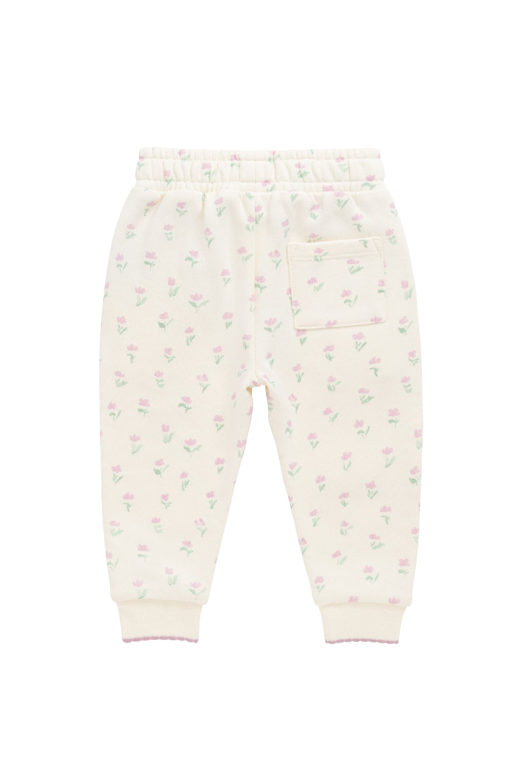 Pantalon de survêtement sport rose uni en coton bio-élasthanne avec taille élastique, coupe confortable pour bébés et enfants (6 mois – 10 ans)