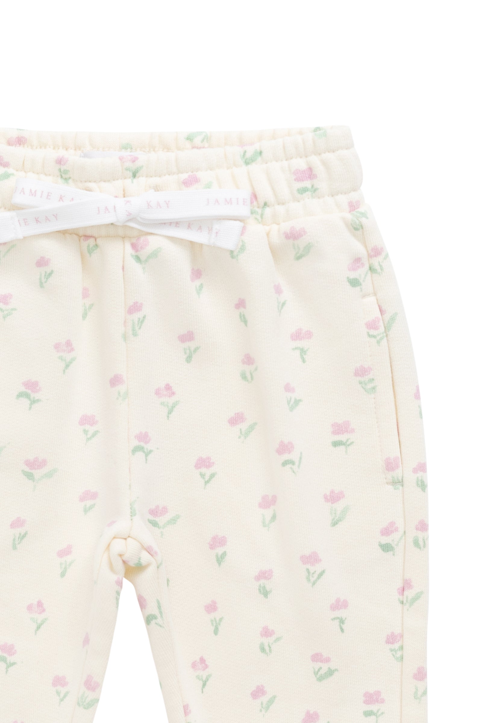 Pantalon de survêtement sport rose uni en coton bio-élasthanne avec taille élastique, coupe confortable pour bébés et enfants (6 mois – 10 ans)