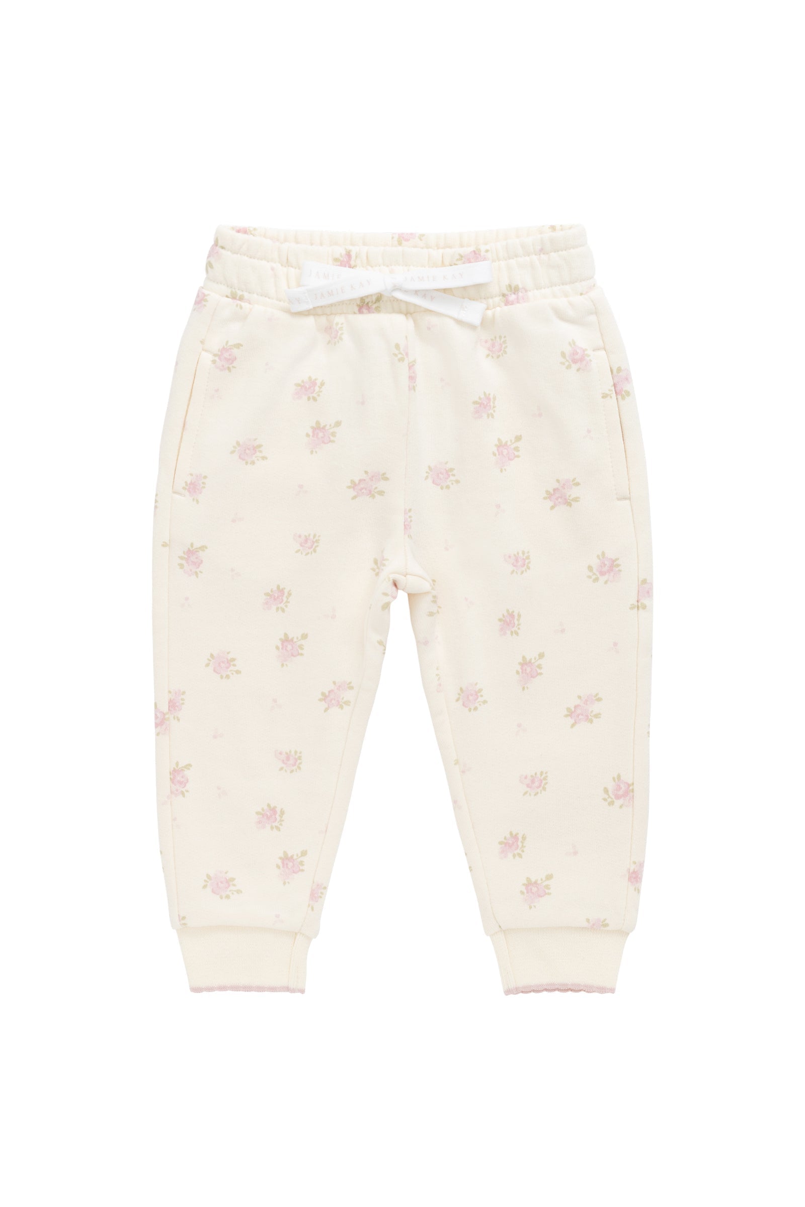 Pantalon de survêtement sportif et neutre en coton biologique et élasthanne avec taille élastique et coupe confortable pour bébés et enfants (6 mois-10 ans)