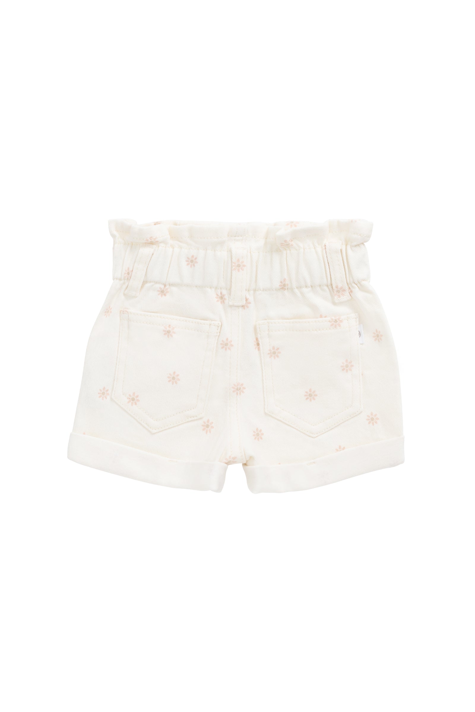 Short en coton et élasthanne avec accessoires sans nickel pour filles, idéal pour les tenues décontractées de tous les jours (6 mois-10 ans)