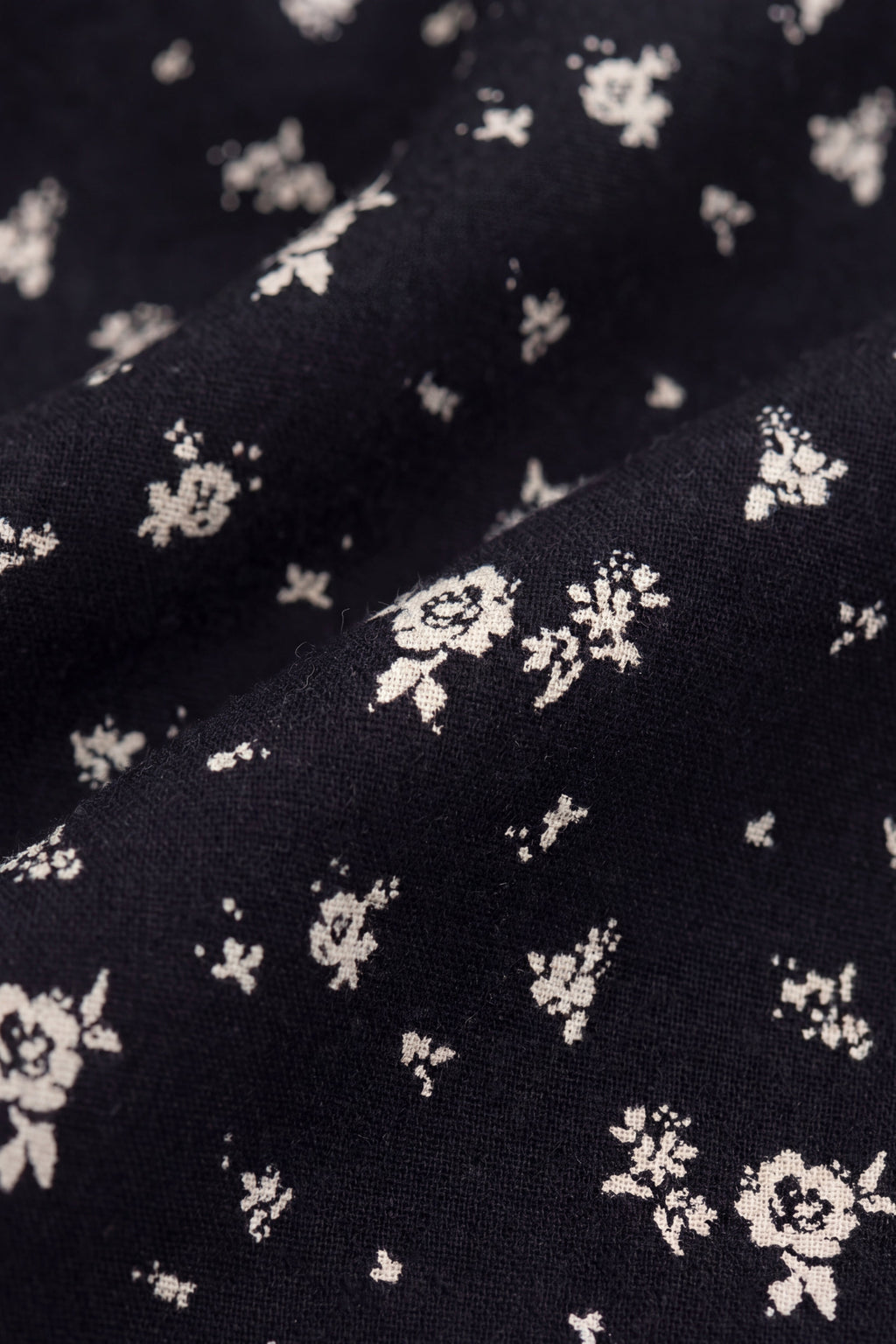 Jupe étagée en coton biologique à imprimé floral diffus Botanical Graphite avec volants et taille élastiquée à nouer pour filles Printemps-Été (1-10 ans)