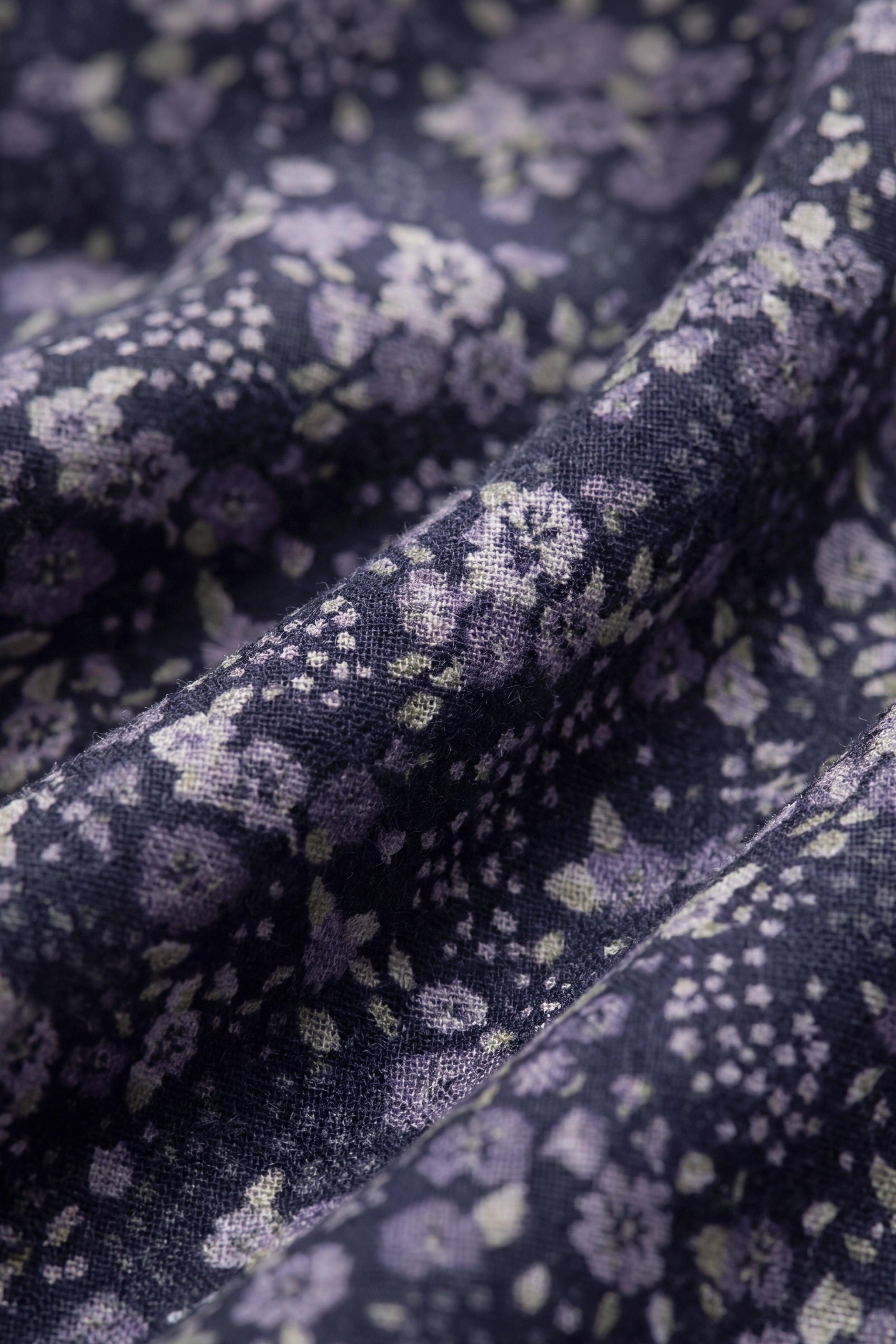 Robe Fille Bohème en Coton Bio Imprimé Floral Violet à Base Profonde, Corps Froncé et Bretelles Fines pour Sorties Estivales (6M–10Y)