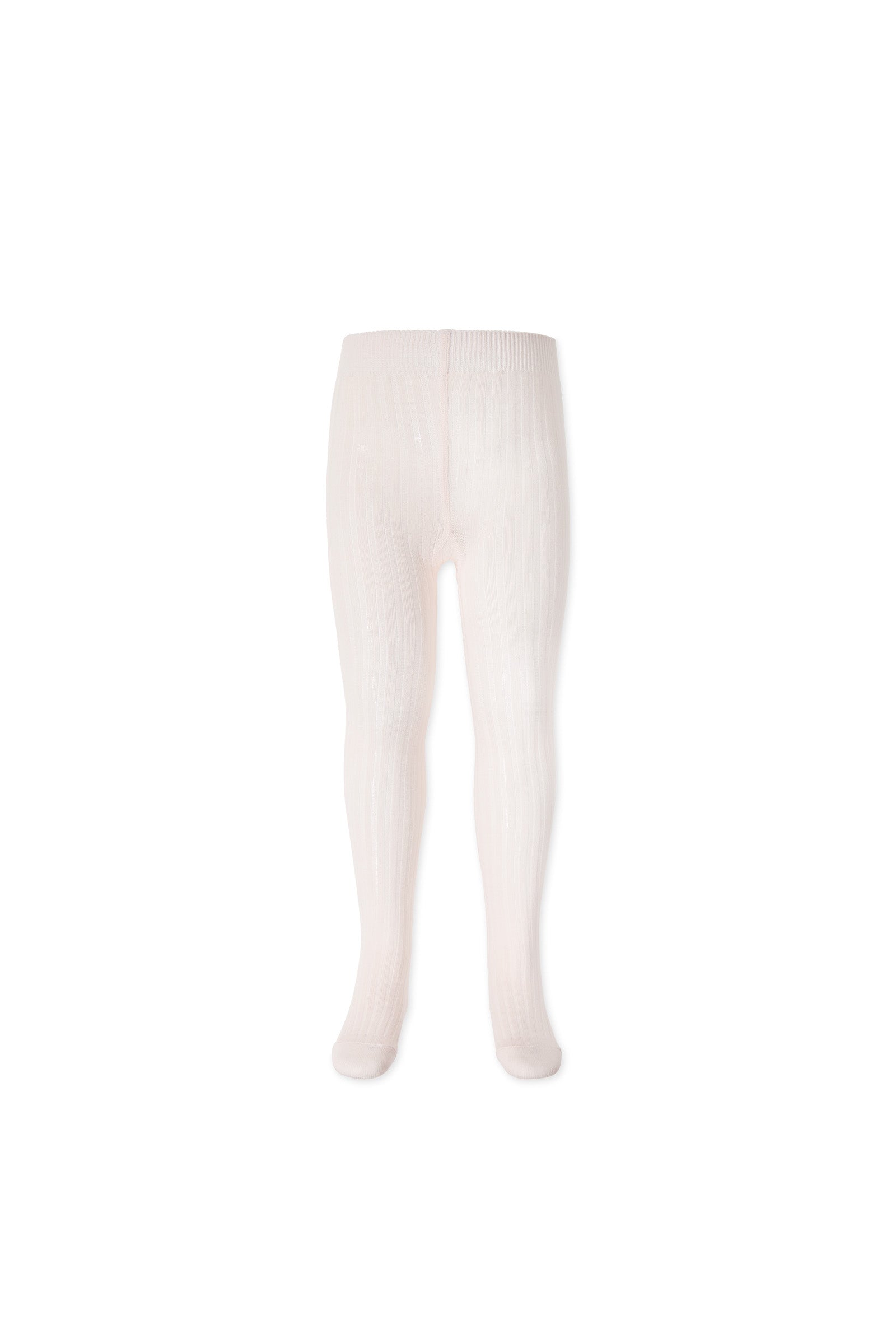 Collant côtelé rose chic en coton peigné et polyester certifié pour filles, pour tous les jours (Nouveau-né–10 ans)